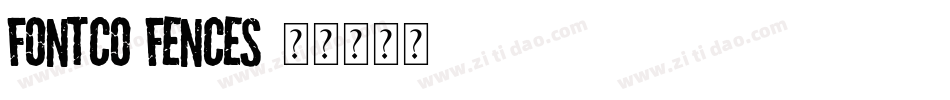 FontCo Fences字体转换